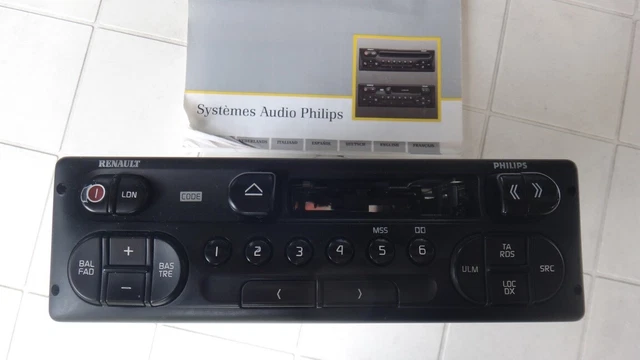 PHILIPS RENAULT AUTORADIO Cassette Radiosat 6010 22DC459 / 62 E EUR 22