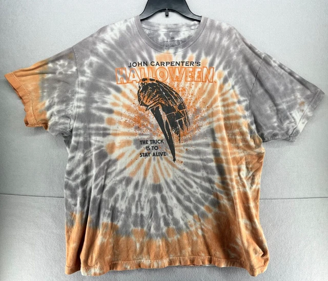 Ripple Junction John Carpenters Halloween Tie Dye Michael Myers Shirt Size 2XL
