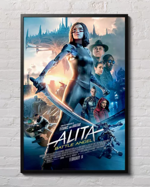 Alita Battle Angel 2019 Movie Poster 24"x36" Borderless Glossy 19011