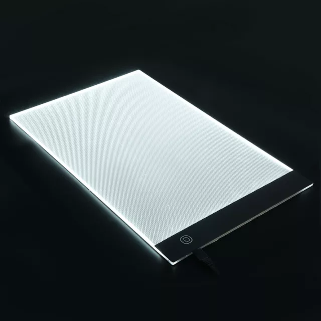 A4 USB LED Light Stencil Board Light Box Tracing Drawing Board QCS 3