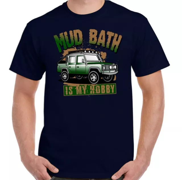 T-shirt 4x4 90 SVX 120 Off Roading Mud Bath Uomo Funny Road 10