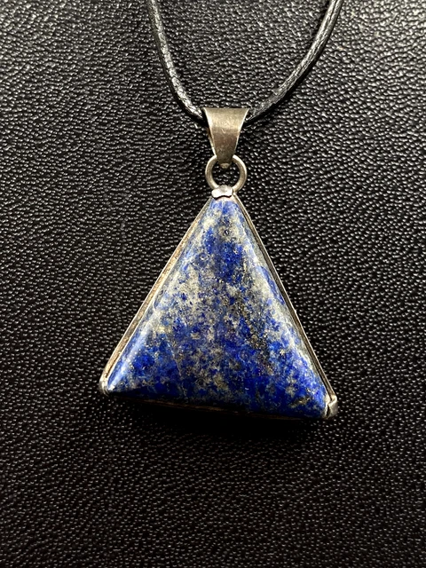 Vintage Carolyn Pollack Relios 925 Argento Sterling Blu Denim Lapis Lazuli