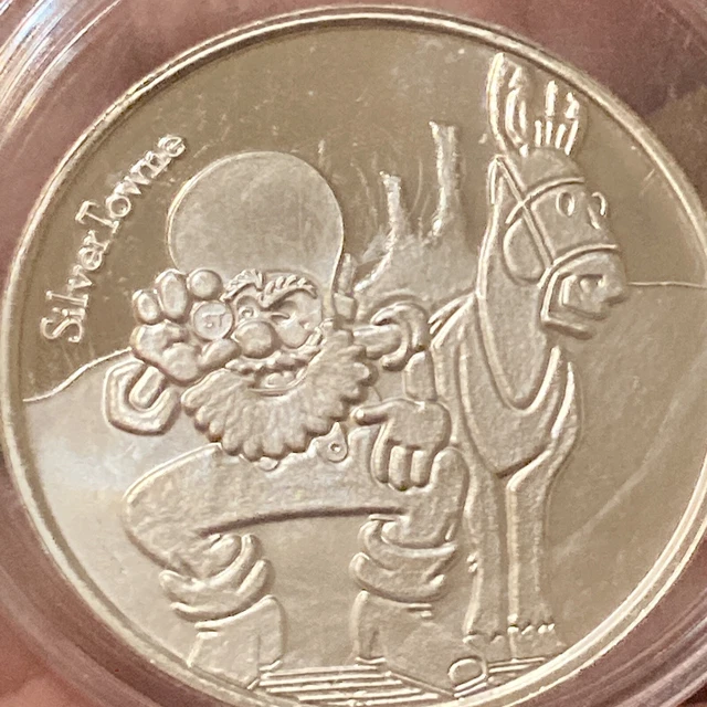 Silver 1 Oz Silvertowne Classic Round  Précos Bill