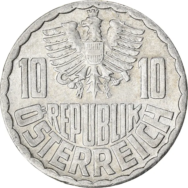 [#1030014] Coin, Austria, 10 Groschen, 1974, Vienna, VF, Aluminum, KM:287