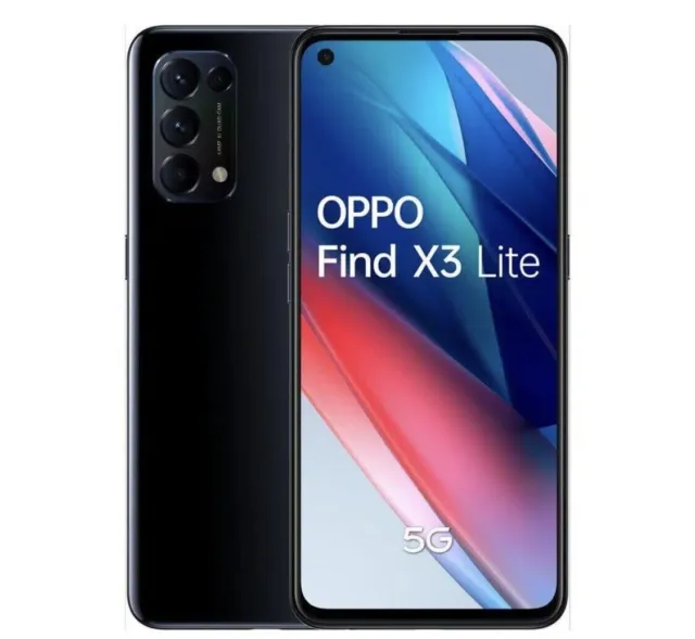 OPPO Find X3 Lite 5G CPH2145 128 GB 5G schwarz entsperrt Dual Grade C 1 Jahr UK Garantie