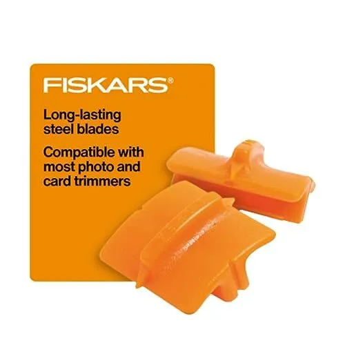 Fiskars Portable Paper Trimmer Cutter 8.75 Guide Slide Blade Fits Binder