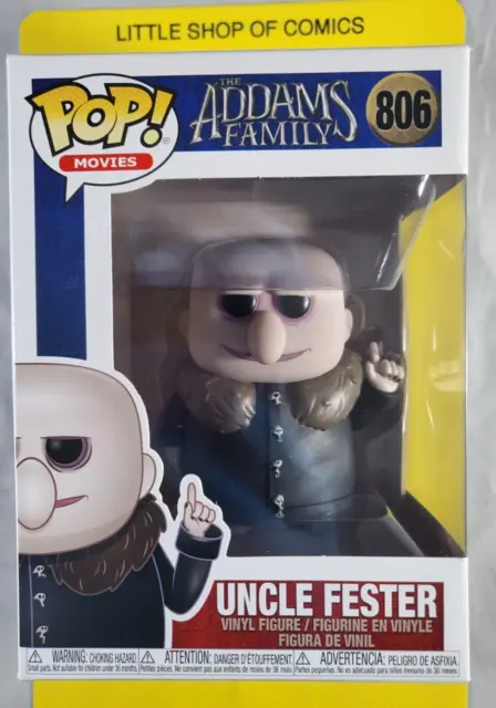 Funko Pop Movies Uncle Fester #806 Addams Family Vinyl Figure See Photos