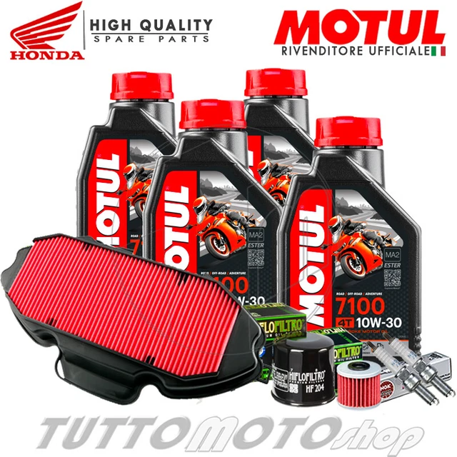 Tagliando Honda Integra 750 Dct 2014 2015 2016 Olio 7100 10W30 Filtri + Candele