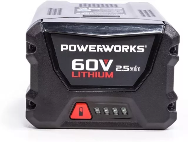 Batterie POWERWORKS P60B25 (60 V, 2,5 Ah) compatible avec tous les outils POWERW 3