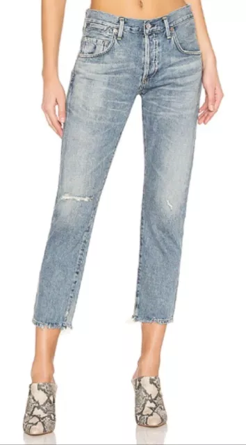 New 248$ Citizens Of Humanity Emerson Slim Fit Boyfriend Jeans Sz 27 In Haven