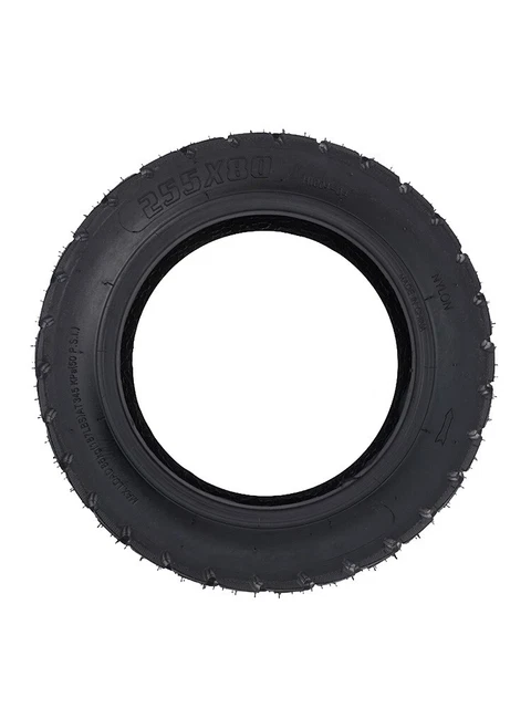 Pneu extérieur 255 x 80 pour scooter électrique 10X Upgrade 10 Pneu tout-terrain 90 degrés Pneu extérieur 255 x 80 pour scooter électrique 10X Upgrade 10 Pneu tout-terrain 90 degrés