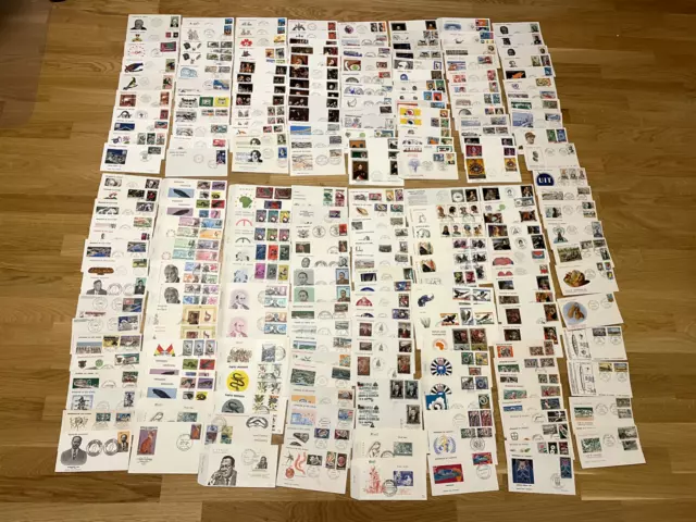 Ehem. Fanz. Kolonien 230 FDCs Ersttagsbriefe, Dahomey, Senegal, Congo, Ruanda...