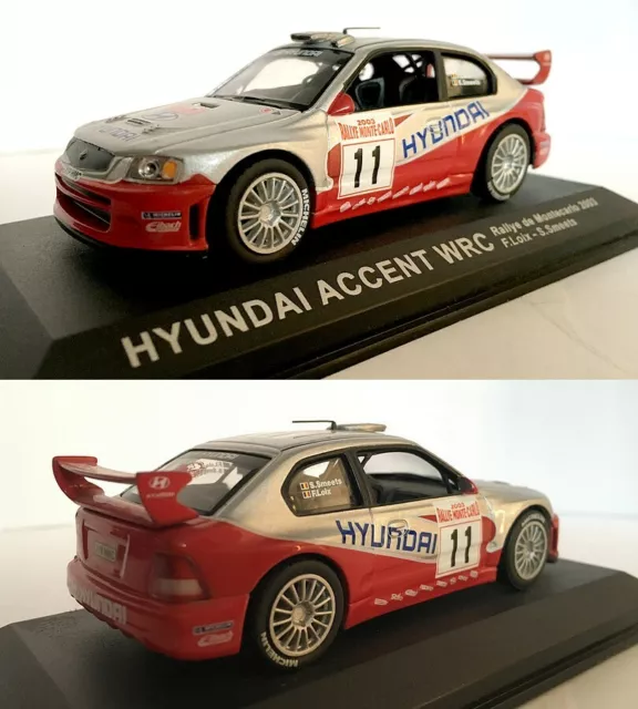 Hyundai Accent WRC Rallye Montecarlo 2003 Loix/Smeets DEA scala 1/43