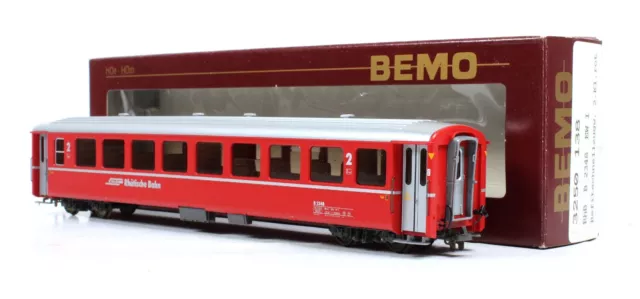 H0m Bemo 3250 138 Refit- Schnellzugwagen B2348 2. Klasse RhB Epoche V, OVP