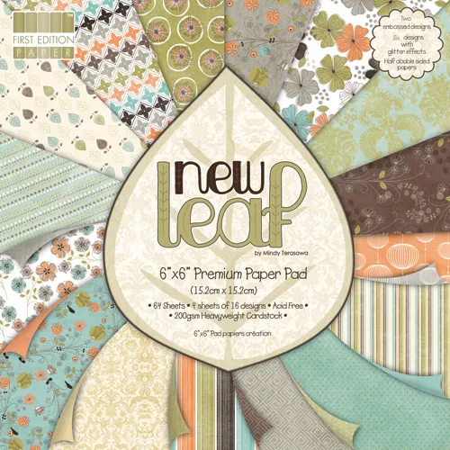 Pack 16 Sheets First Edition 6 X 6 Sample Pack- Newleaf