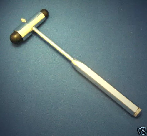 Reflexhammer nach BUCK mit Nervnadel und Pinsel 18 cm