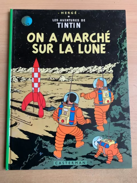 bd Les Aventures de TINTIN - ON A MARCHE SUR LA LUNE