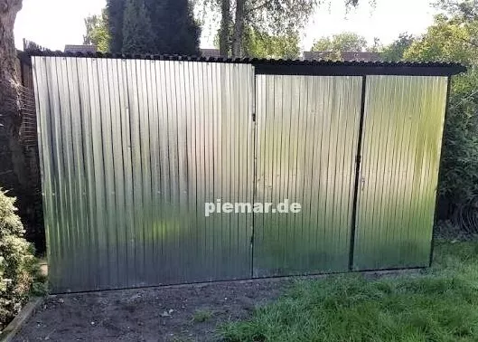 Blechgarage 4x5x2,14m Metallgarage Garage KFZ Lager Schuppe | 10496!!