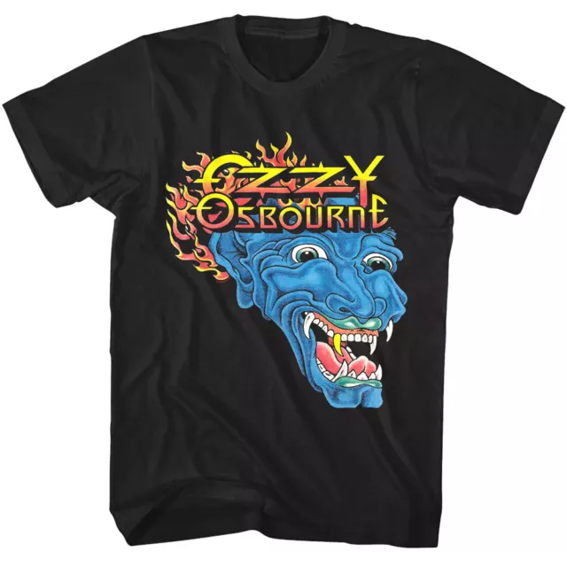 Ozzy Osbourne Blue Dragon Tattoo Men's T-Shirt Prince of Darkness Heavy Metal