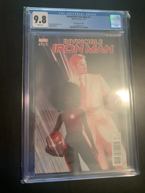 Invincible Iron Man #1 Cgc 9.8 1:25 Jeff Dekal Variant Riri Williams 2017 Rare