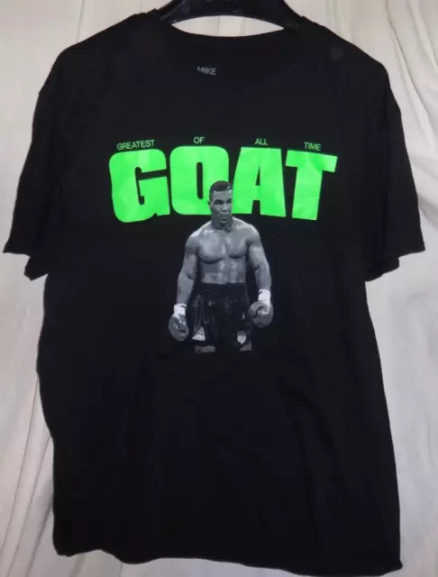 MIKE TYSON Collection GOAT Boxing Shirt Limited Edition Sz XL