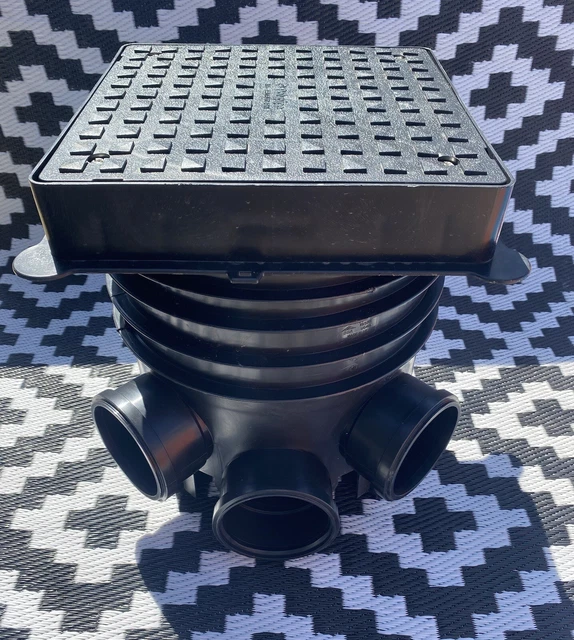 Square Pvc Chamber Riser POLYPIPE 320MM MANHOLE Inspection Chamber - Base, Riser, Cover & Frame ...