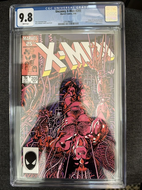 UNCANNY X-MEN #205 (Marvel Comics, 1986) CGC Graded 9.8 ~ WHITE Pages