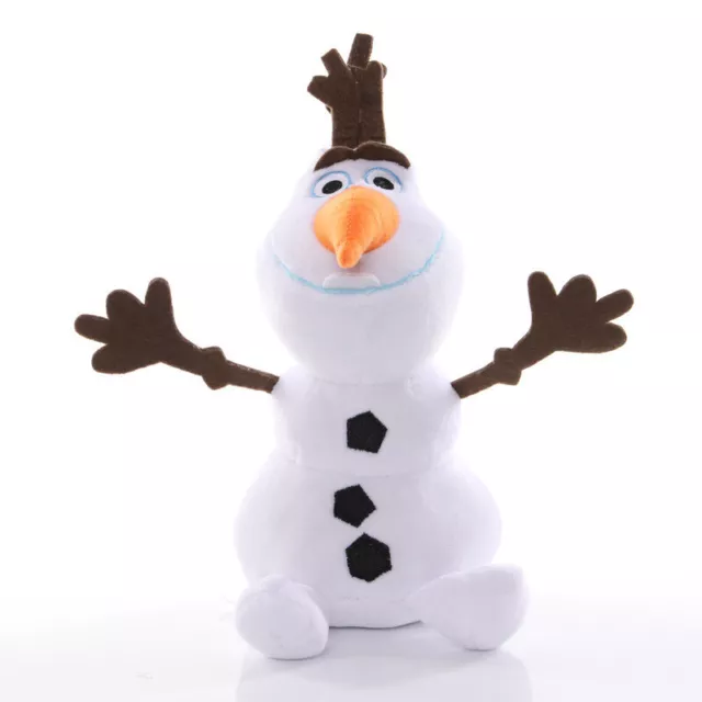 Disney Frozen 2 Chunky Olaf Plush Doll Snowman Stuffed Figure Toys Girls Gift 3