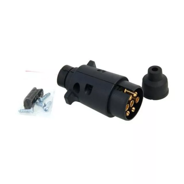 7 Goupille Remorquage Électrique Prise - 12v - Pour European Standard