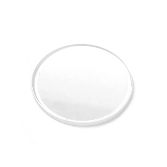 sourcing map Verre de Montre Cristal Transparent Lentille 28