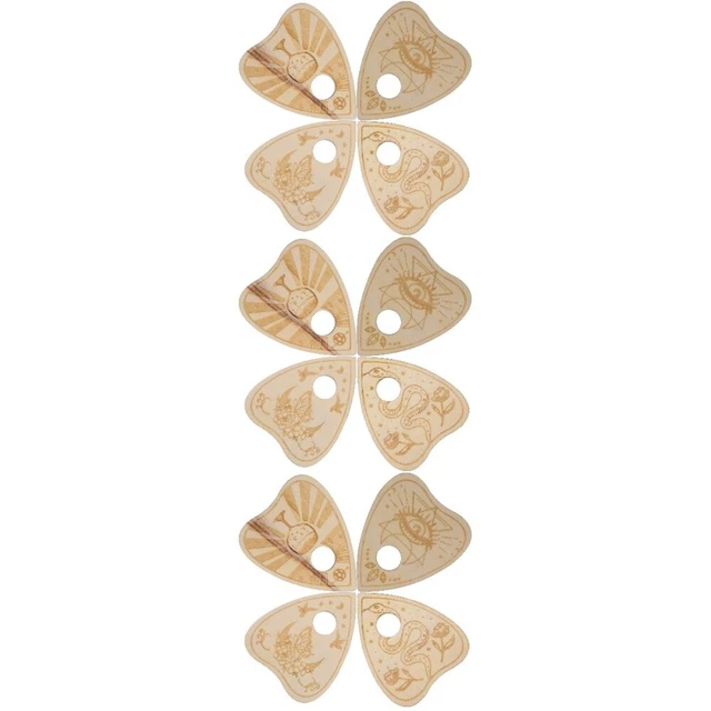 12 piezas Portatarjetas del Tarot Portadores de Madera Adornos Mini Soporte Esfera de Madera