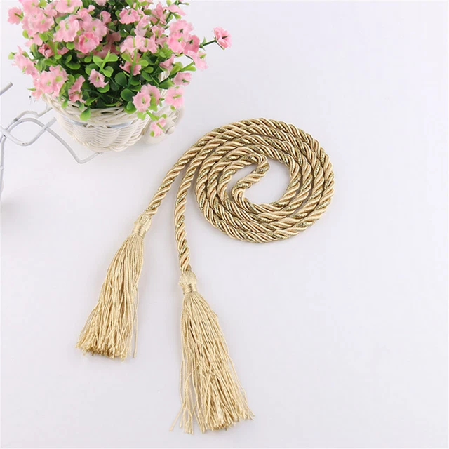 1 Pair Braided Rope Tassels Tiebacks Tie Backs Curtain Holdbacks Home Decoration