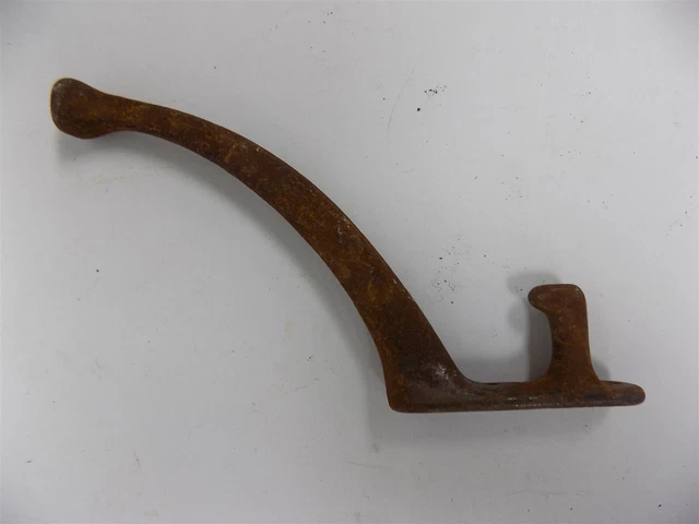 Antique Primitive Rustic Vintage Cast Iron Coat Hat Hook