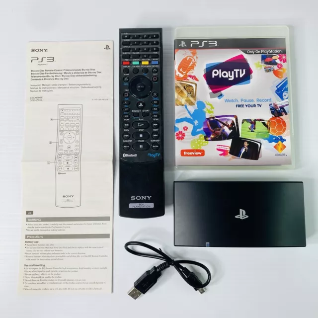 Sony Playstation 3 PS3 Genuine TV Blu Ray DVD Remote Control + PlayTV Tuner Box Sony Playstation 3 PS3 Genuine TV Blu Ray DVD Remote Control + PlayTV Tuner Box