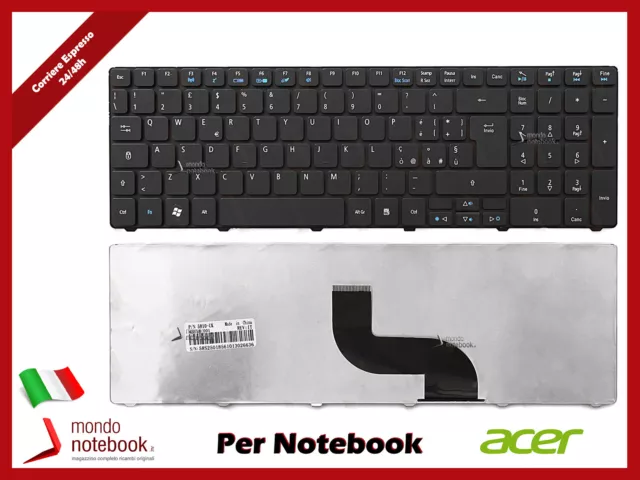 Tastiera ITA per ACER ASPIRE 5750G-9656 5750G-9821 5750Z 5810T NERA