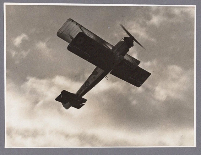 Vickers Vincent Nz101 Large Original Vintage Press Photo Raf Vildebeest - 2