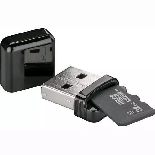 Goobay Micro lettore USB di memorie MicroSD