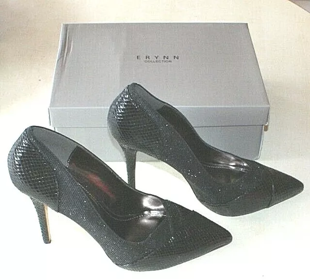 Chaussures escarpins noires neuves taille 37 marque Erynn base 29,99€ (sm2)