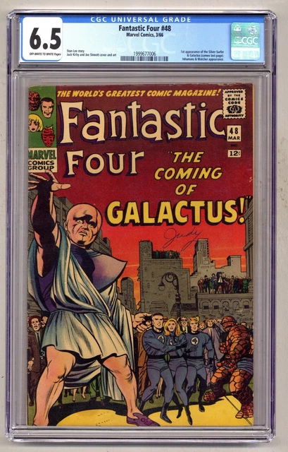 Fantastic Four 48 (CGC 6.5) 1st app. Silver Surfer and Galactus Kirby 1966 Q795