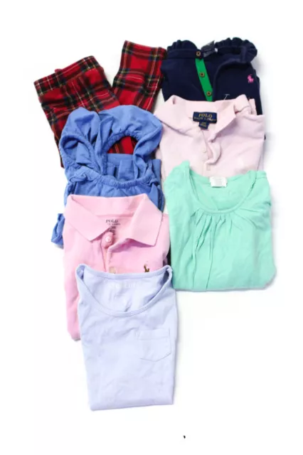 Polo Ralph Lauren Crewcuts Girls Pants Pink Short Sleeve Polo Shirt Size 3T Lot7