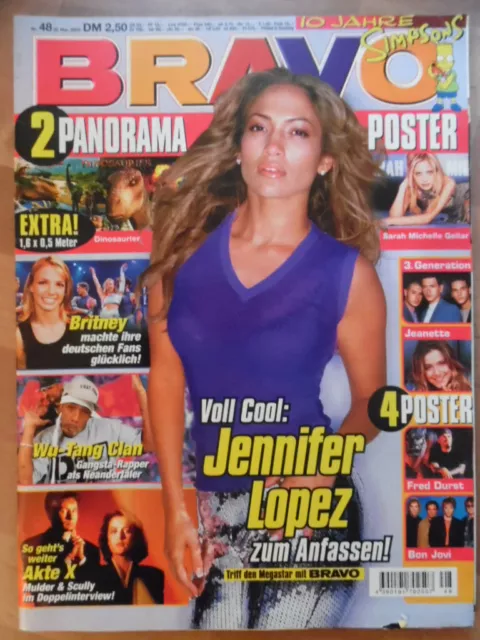 BRAVO 48 - 22.11. 2000 Jennifer Lopez Bon Jovi Britney Spears Wu-Tang Clan HIM