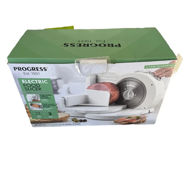 PROGRESS ELECTRIC FOOD Slicer Machine Bread Meat Cheese Slicer ...