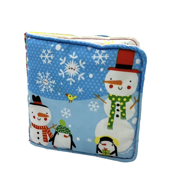 Libro de tela para bebé de Navidad