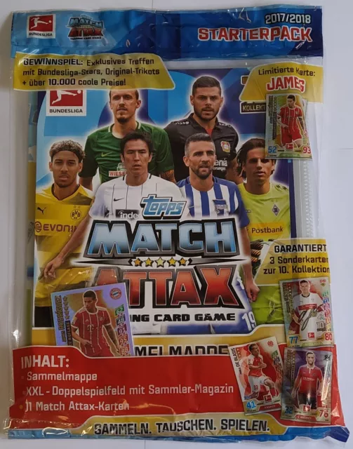 Match Attax Bundesliga 2017-2018 Starter Pack Binder + Limited Card