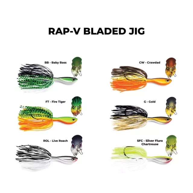 6cm Rapala Rap-V Blade Sinking Vibe Fishing Lure - Yellow Perch