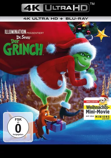 Der Grinch - 4K Ultra HD + Blu-ray / Weihnachts-Edition # UHD+BLU-RAY-NEU