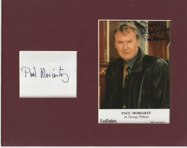 Paul Moriarty eastenders genuine authentic autograph signature and photo AFTAL