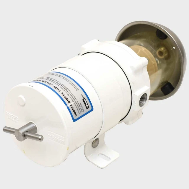 PARKER RACOR BOAT Fuel Filter / Water Separator 900MA10 90 GPH White