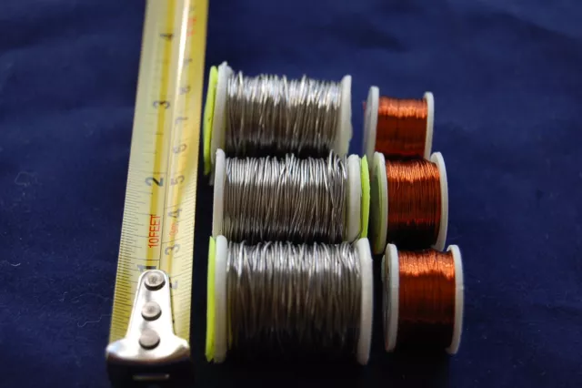 3x spool lead wire & copper wire ,FLY TYING  , FLY FISHING ,fly dressing