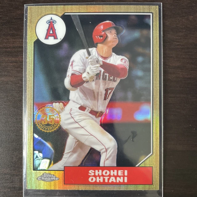 2022 TOPPS CHROME Shohei Ohtani 35th Anniversary Parallel LA Angels